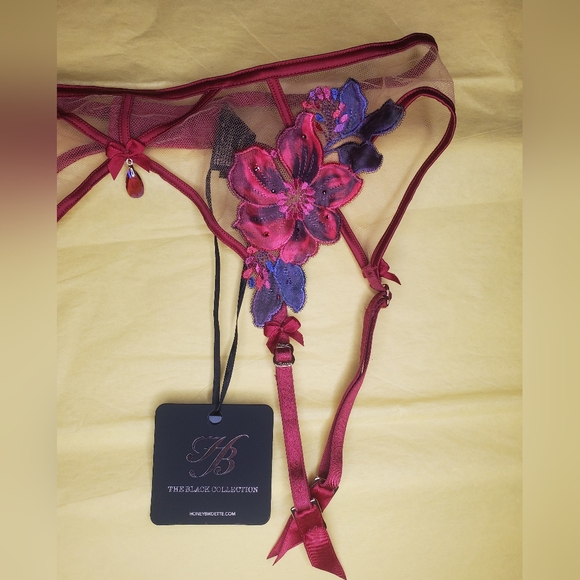 Mary May Suspender / Garter Belt Honey Birdette - Picture 4 of 14